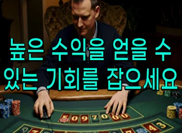 인터넷카지노에서 높은 수익을 얻으세요